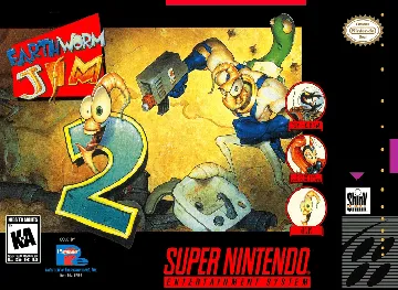 Earthworm Jim 2 (USA) (Beta) box cover front